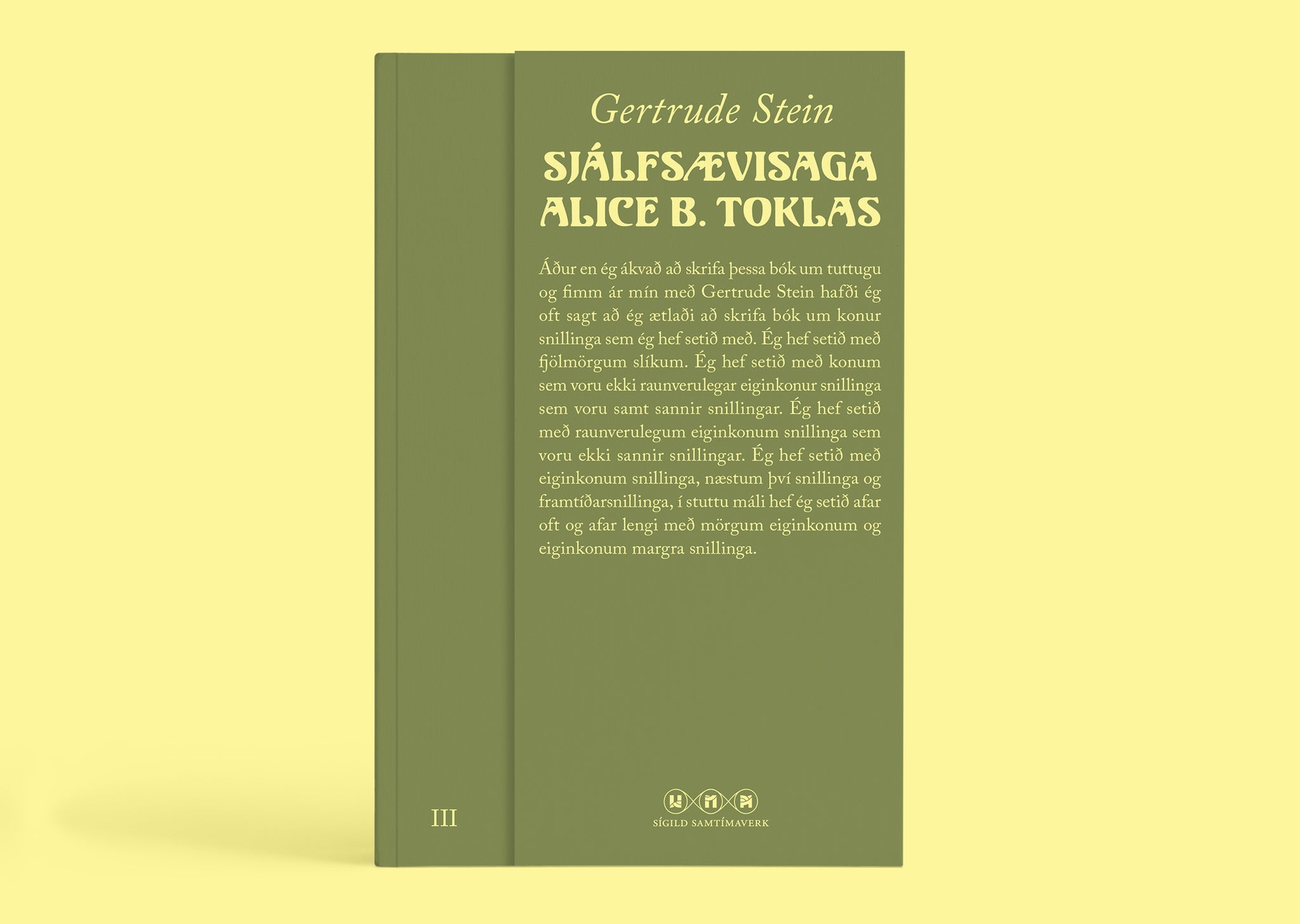 Sjálfsævisaga Alice B. Toklas - Gertrude Stein
